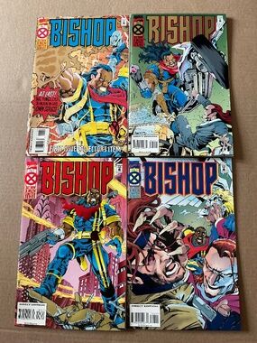 Marvel Comics Bishop Complete Set #1-4 1994 X-Men Limited Series Foil
